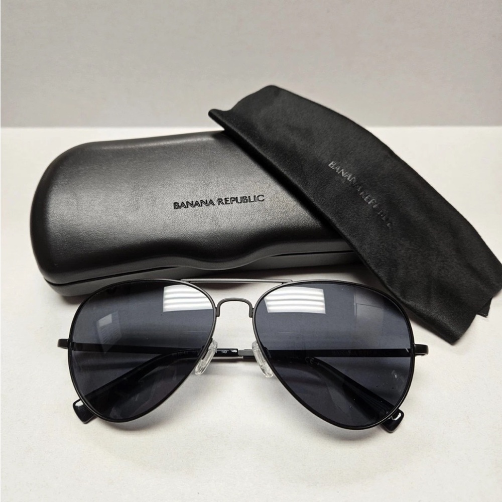 Banana Republic Dark Aviator Sunglasses